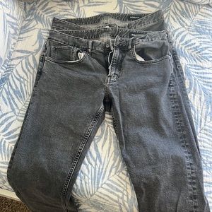 Bonobos skinny slight stretch charcoal jeans (2) 33 x 34